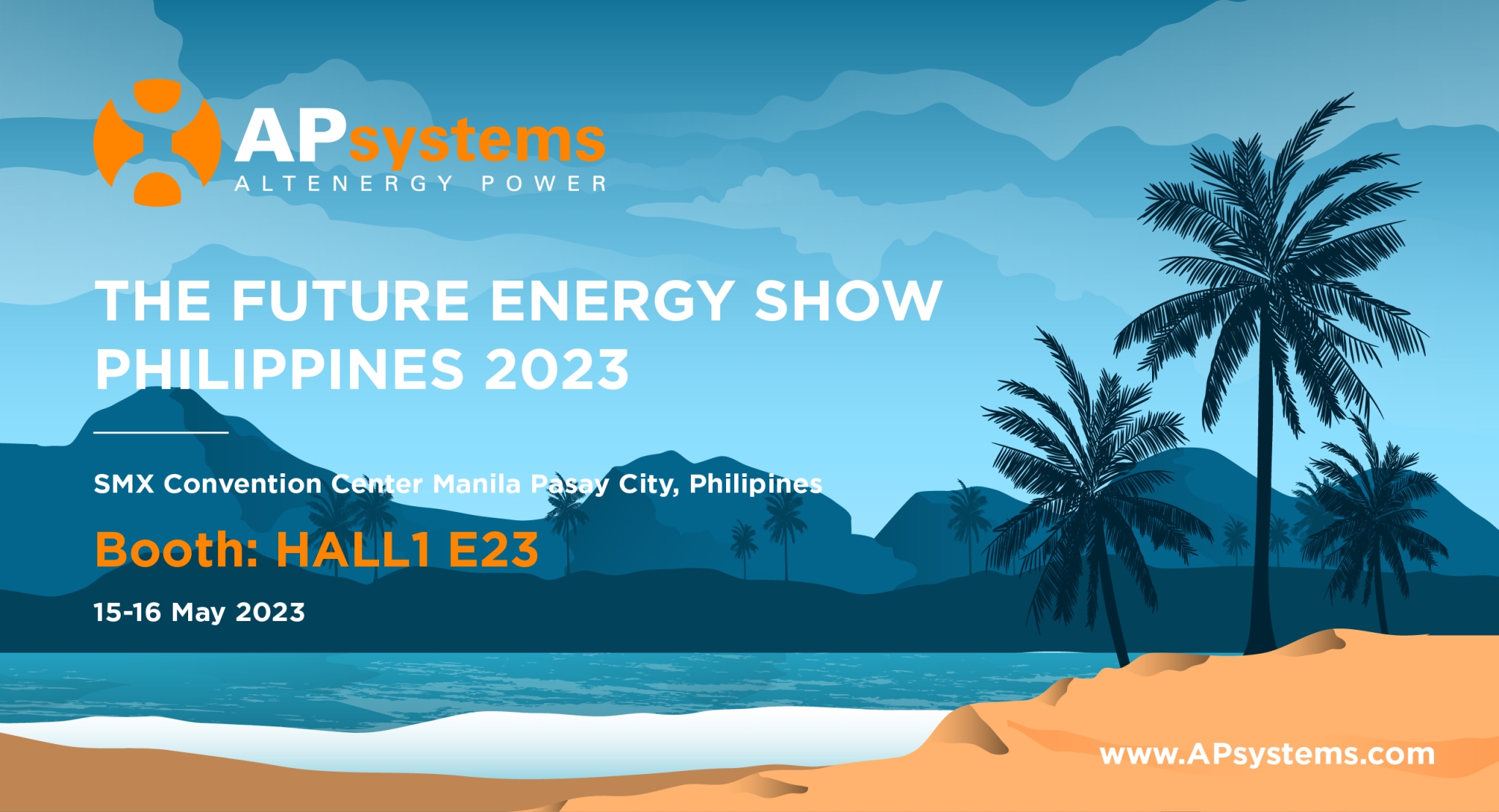 Invitation to visit APsystems at Future Energy Show Philippines 2023